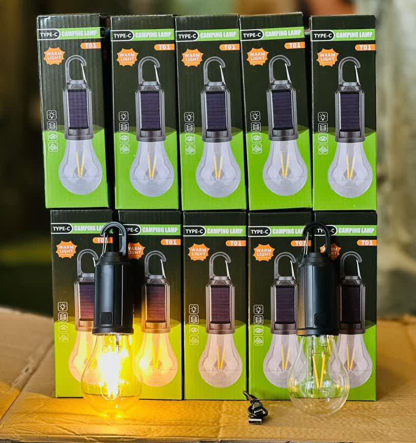 لامپ شارژی طرح ادیسونی خورشیدی