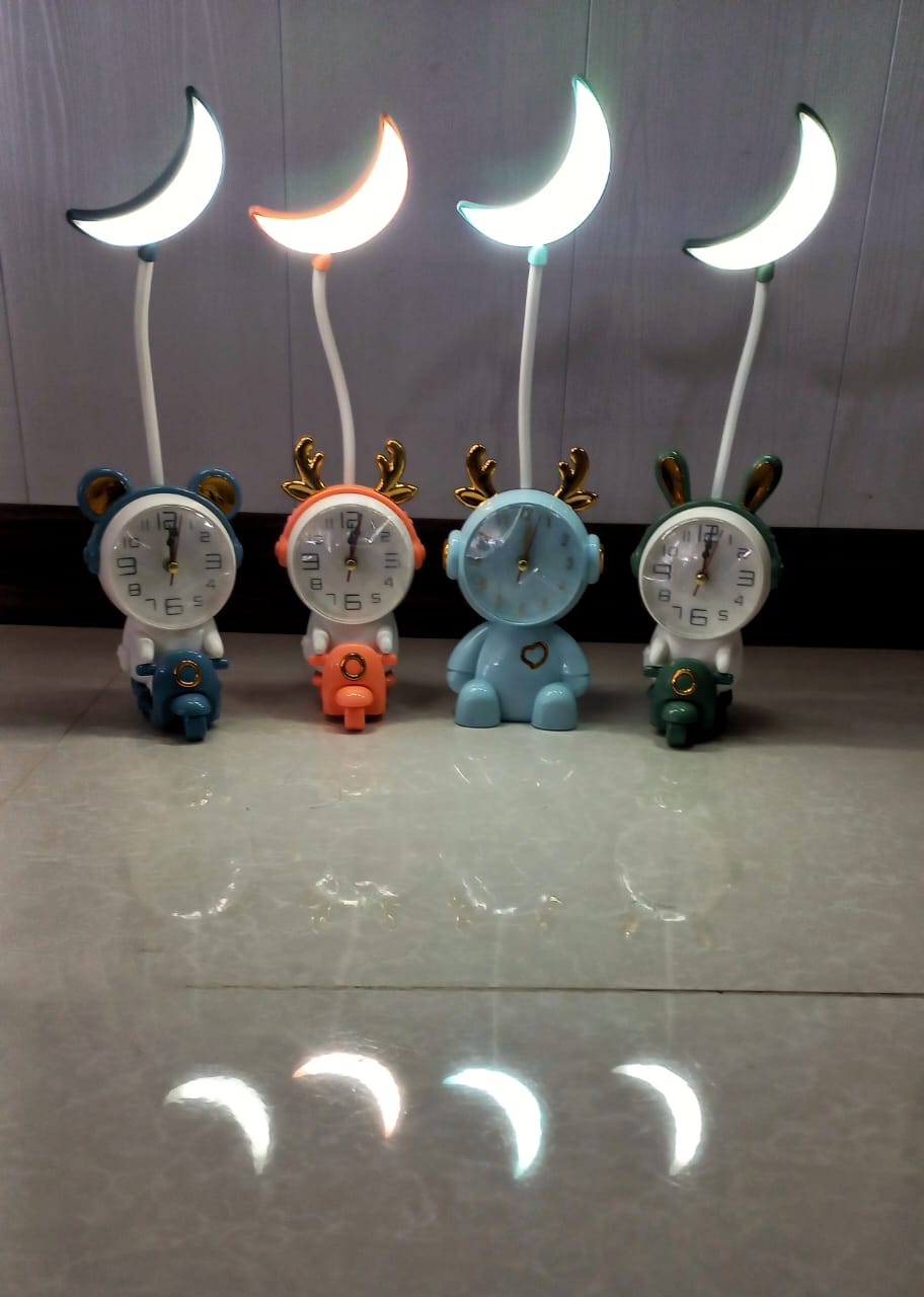 چراغ مطالعه ساعت دار