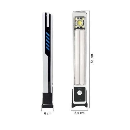 چراغ شارژی مهتابی دار HEL-6899T-1 خورشیدی