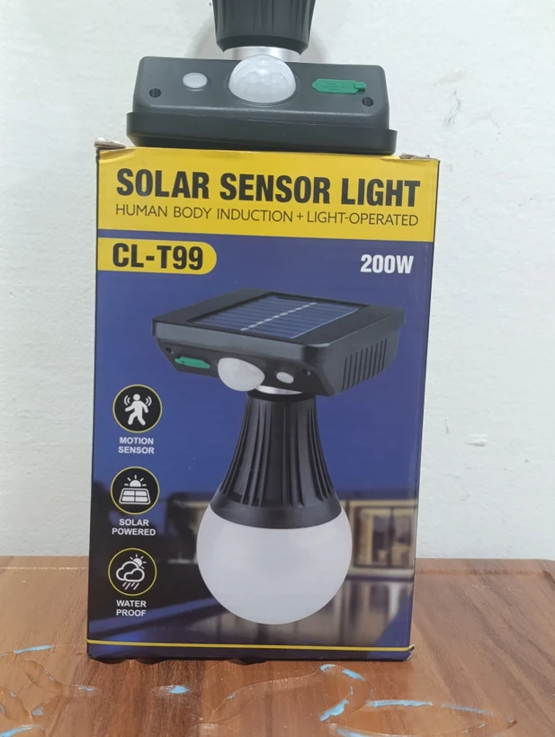 لامپ خورشیدی سنسوردار سولار CL-T99